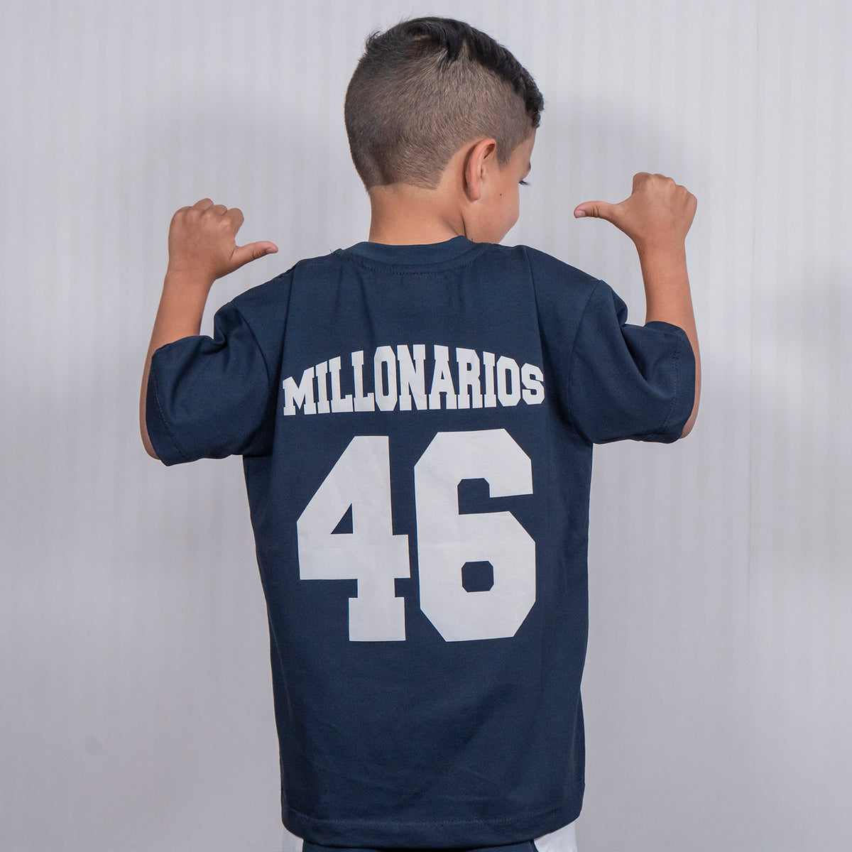 Camiseta Niño Oversize MC – Tienda Oficial Millonarios FC