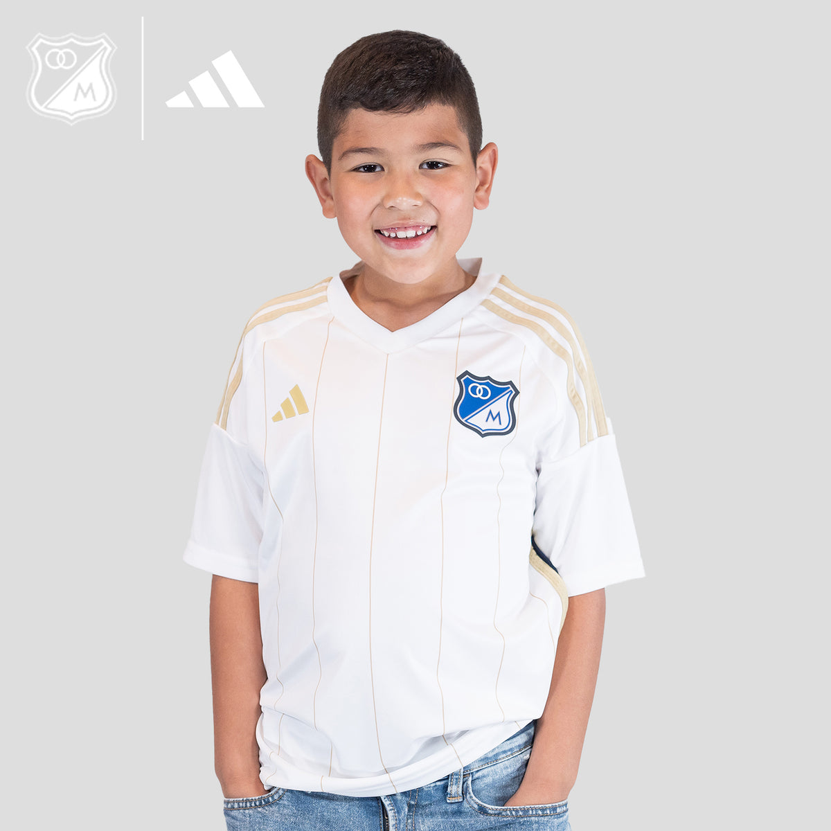 Camiseta Visitante Niño/a MC 2024 – Tienda Oficial Millonarios FC