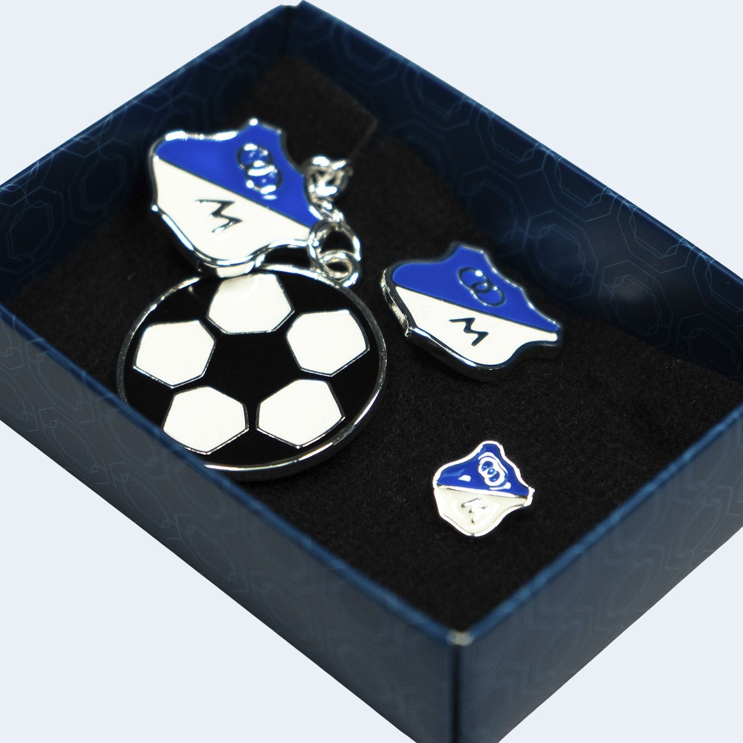Set Llavero Balón + Pines MFC