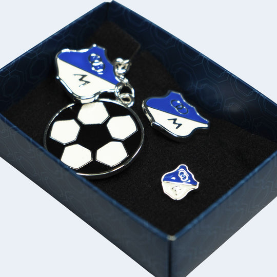 Set Llavero Balón + Pines MFC