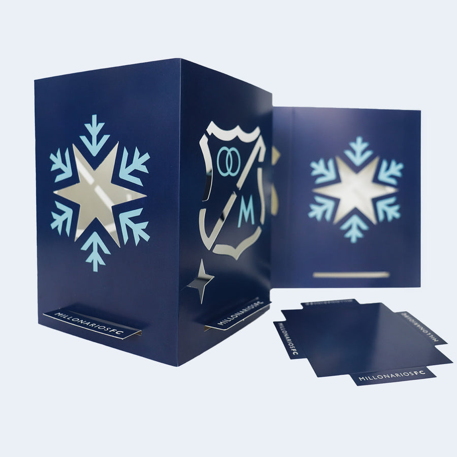 Set X4 Faroles Navideños MFC