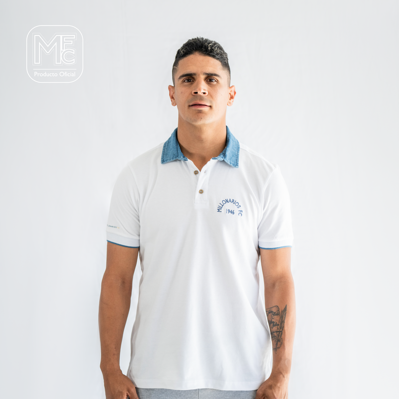Camiseta polo top millonarios 2019