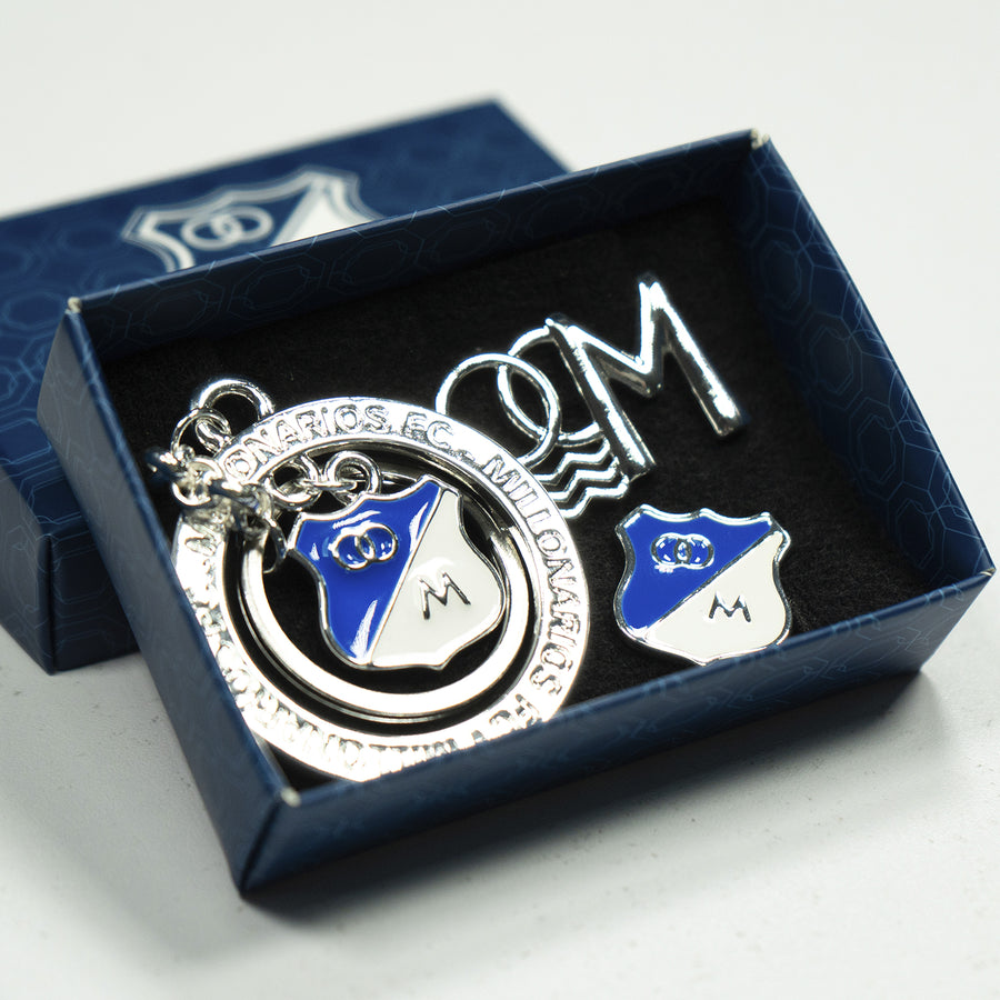 Set Llavero Escudo + Pines MFC