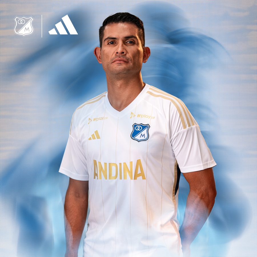 Camiseta Visitante Hombre Adidas 2024 Tienda Oficial Millonarios FC